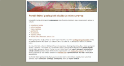 Desktop Screenshot of geologickasluzba.cz